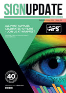 Thumbnail of Sign Update's front cover, issue 216