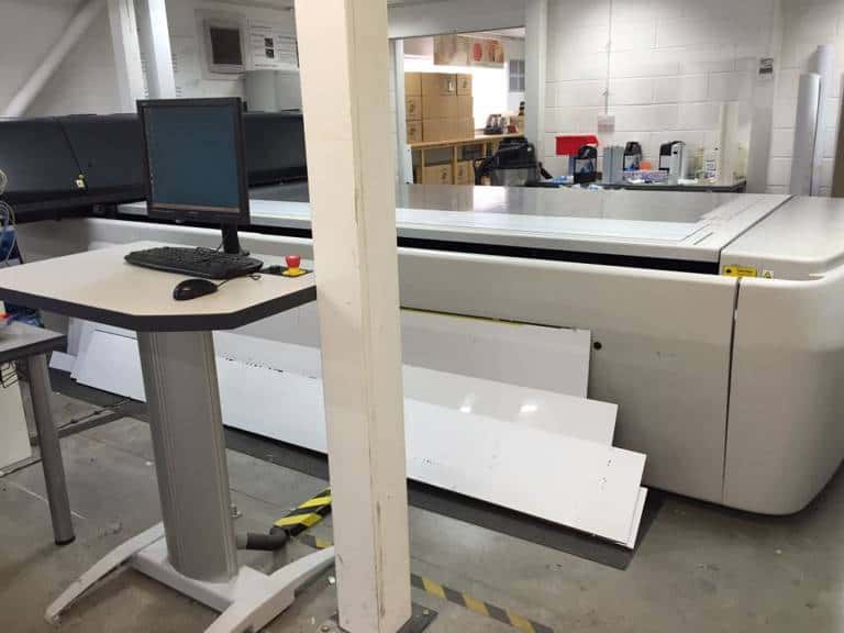 Inca Spyder 320 Flatbed Printer from the side