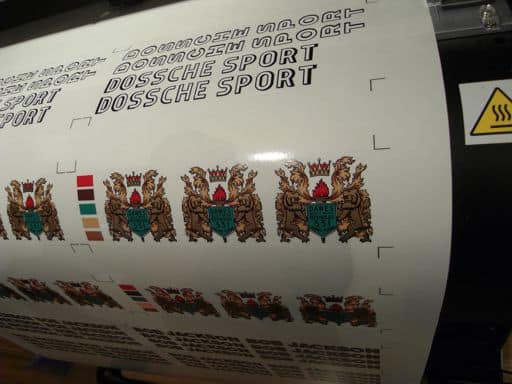 Printed Cut Media testing area