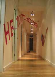 Corridor from Kokoon internally decorated new studio offices