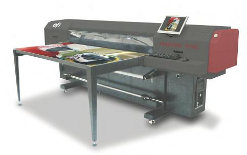 The EFI-Rastek H700 UV Flatbed.