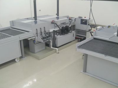 An enormous Masteretch chemical etching machine that was shipped to Chicago