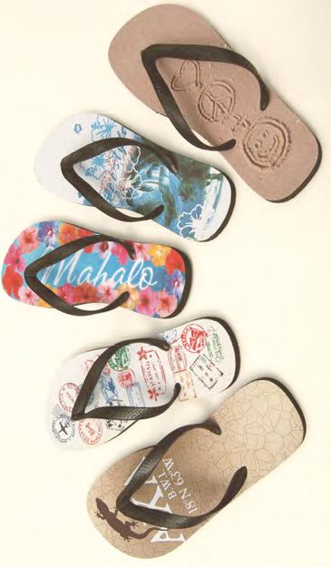 Magic Touch Flip-Flops.