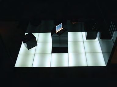 White Illuminated Floor using Prismex