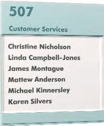 Customer Services Sign