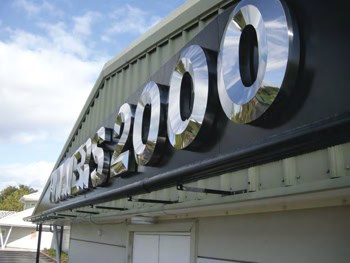 The front of the new Winners 2000 gym opened in October.