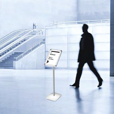 UK POS A4 Floor standing sign holder