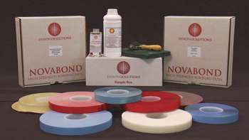 Nova Bond Range on display.