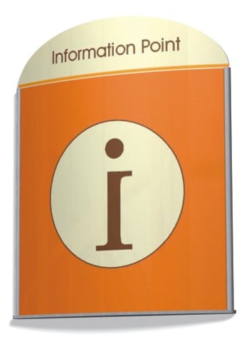 VistaSystems Information wall frame