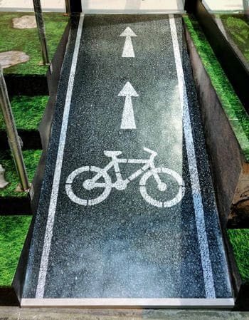 picture of bike on floor film