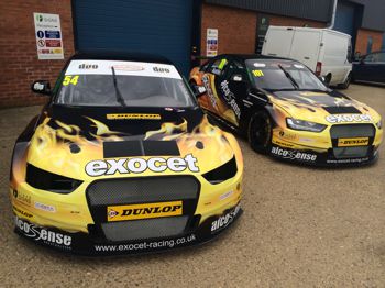 The finished Exocet car