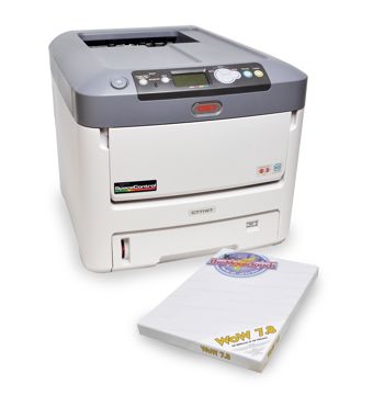 pack of paper in front of a printer