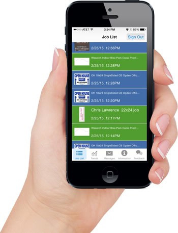 SAi updates mobile app for sign and wide-format businesses - Sign Update