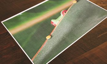 sample of textured material in canvas effect