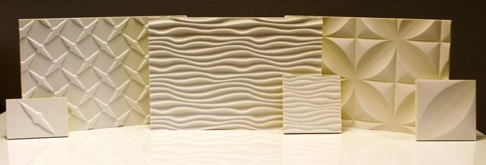 textured moulded decorations