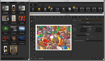 screenshot of design software
