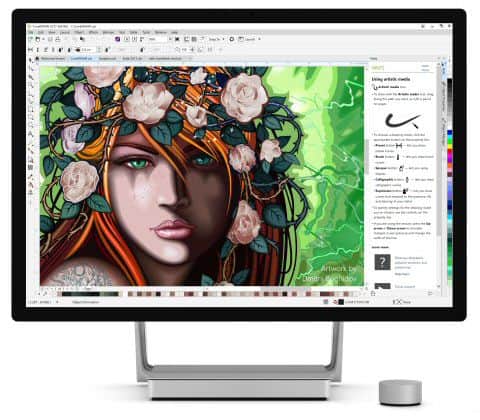 Image of a graphic on a screen