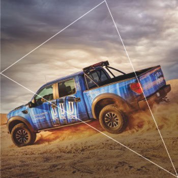 truck covered in printed wrap film