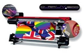 a printer using DURAUV ink