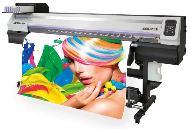 Mimaki JV300 printer.