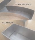 Welded aluminium and stainless steel