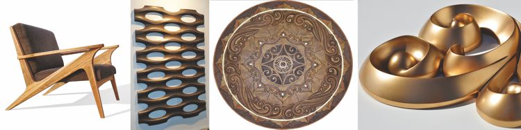 CNC Routed Products created with SAi software.