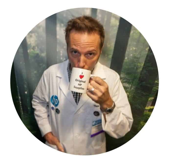 Thom Brown, HP's Chief Inkologist