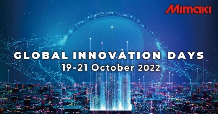 Graphic promoting Mimaki Global Innovation Days