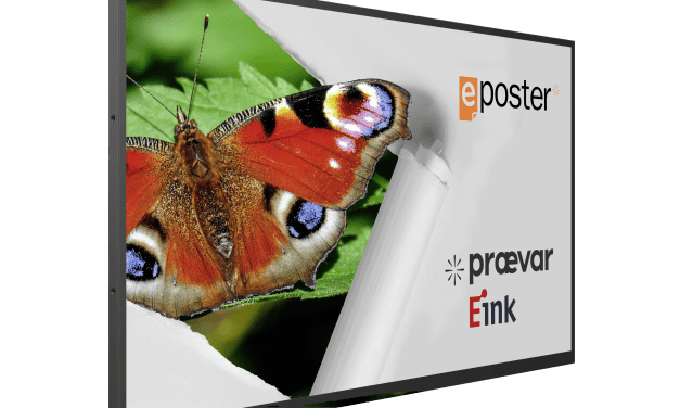 Praevar launches new family of sustainable signage solutions with E Ink