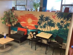 BCIT Canadian students create stunning wall murals with Drytac ReTac Smooth 150