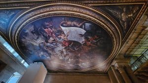 MOSS2025.011 Blenheim ceiling print Moss completes installation of replica artwork at Blenheim Palace in most ambitious project yet