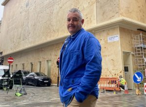 Managing Director, Greg Forster outside the RH site in Burlington Gardens