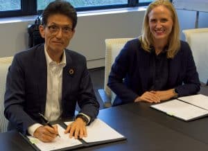 Takanori Inaho and Marieke van Zuien Epson launches new circular leasing programme