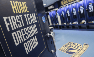 Solopress worked with Southend United to redecorate the home changing room