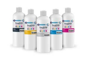 ColorBlast Labeled Bottles Grouping 1 ColorBlast introduces TruDTF Ink and breakthrough protection program