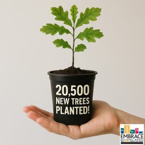 20500 Trees 2 Embrace Building Wraps announces environmental achievements