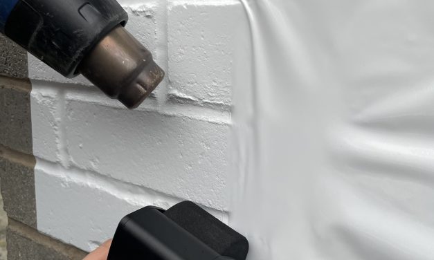 Utilising brick walls into signage