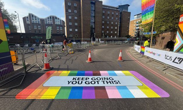 Massive creates Rainbow Row for London Marathon