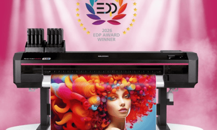 MUTOH secures EDP Award for XpertJet 1681SR Pro