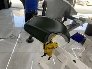 2 Ben wrapping a car wing mirror Wrapped up: From novice to knowledgeable