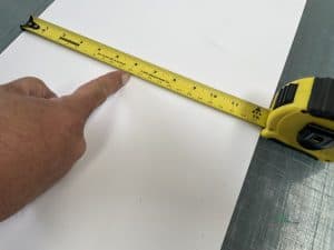 Gap tape next to a standard tape measure The important use of tape measures