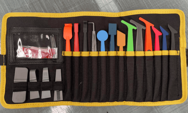 Micro squeegees and tuck tools