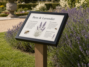 A3 aluminium Lectern Sign system
